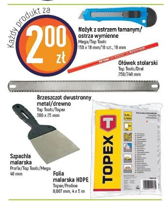E.Leclerc Folia malarska cienka 4 x 5 m proline oferta