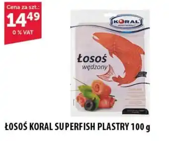 Eurocash ŁOSOŚ KORAL SUPERFISH PLASTRY 100 g oferta