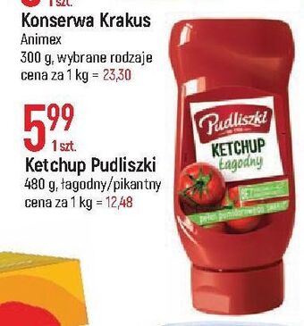 E.Leclerc Ketchup łagodny pudliszki oferta