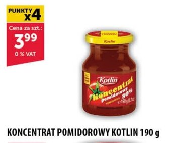 Eurocash KONCENTRAT POMIDOROWY KOTLIN 190 g oferta