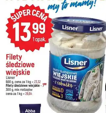 E.Leclerc Wiejskie filety śledziowe w oleju z cebulką lisner oferta