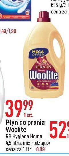 E.Leclerc Płyn do prania mix colors woolite keratin oferta