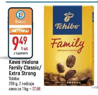 E.Leclerc Kawa tchibo family extra strong oferta