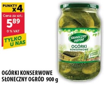 Eurocash OGÓRKI KONSERWOWE SŁONECZNY OGRÓD 900 g oferta