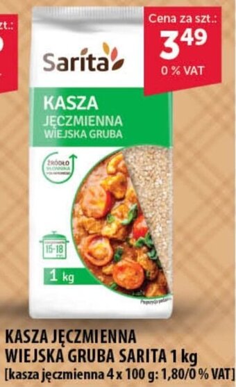 Eurocash KASZA JĘCZMIENNA WIEJSKA GRUBA SARITA 1 kg oferta