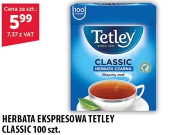 Eurocash HERBATA EKSPRESOWA TETLEY CLASSIC 100 szt. oferta