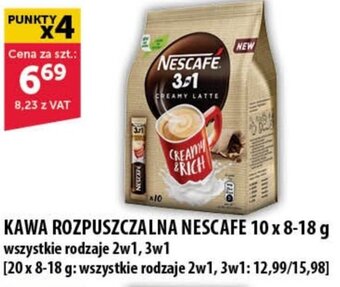 Eurocash KAWA ROZPUSZCZALNA NESCAFE 10 x 8-18 g oferta