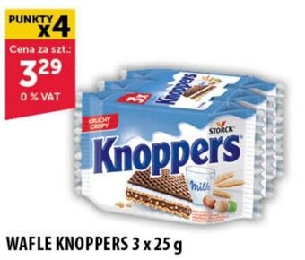 Eurocash WAFLE KNOPPERS 3 x 25 g oferta