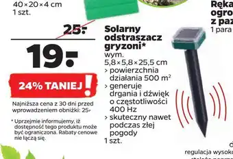 Netto Solarny odstraszacz gryzoni* oferta