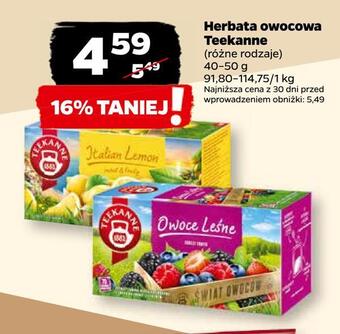Netto Herbata owocowa teekanne oferta