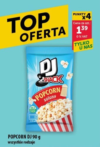 Eurocash POPCORN DJ 90 g oferta
