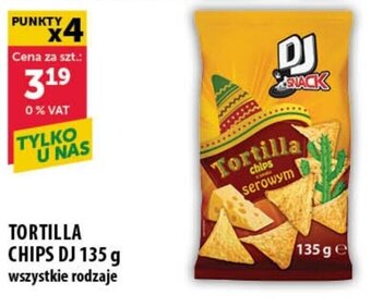 Eurocash TORTILLA CHIPS DJ 135 g oferta
