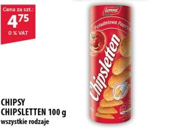 Eurocash CHIPSY CHIPSLETTEN 100 g oferta