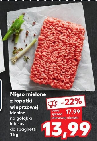 Kaufland Mięso mielone z łopatki wieprzowej 1 kg oferta