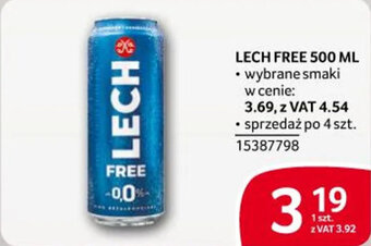 Selgros LECH FREE 500 ML oferta