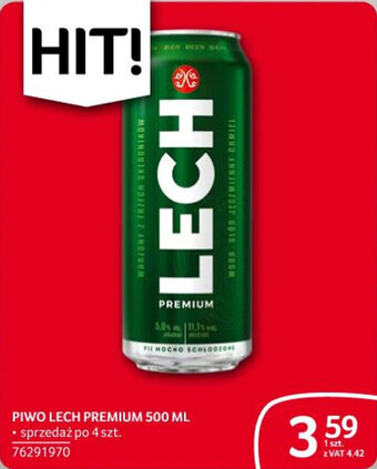 Selgros LECH PIWO PREMIUM 500 ML oferta