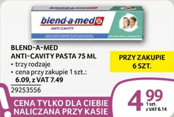 Selgros BLEND-A-MED ANTI-CAVITY PASTA 75 ML oferta