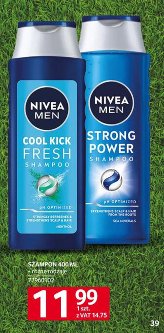 Selgros NIVEA SZAMPON 400 ML oferta