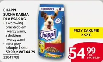 Selgros CHAPPI SUCHA KARMA DLA PSA 9 KG oferta