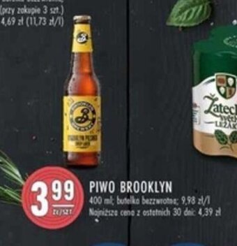 Stokrotka PIWO BROOKLYN 400 ml oferta