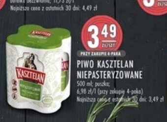 Stokrotka PIWO KASZTELAN NIEPASTERYZOWANE 500 ml oferta