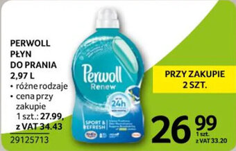 Selgros PERWOLL PŁYN DO PRANIA 2,97 L oferta