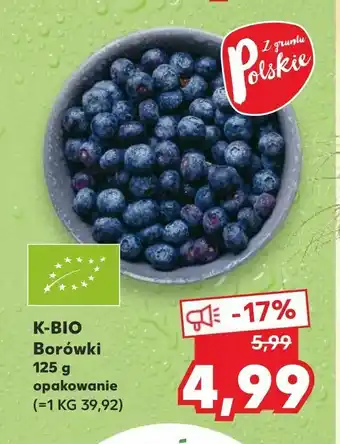 Kaufland K-BIO Borówki oferta