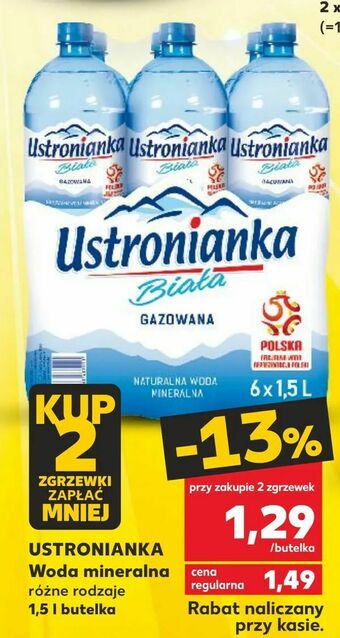 Kaufland USTRONIANKA Woda mineralna oferta