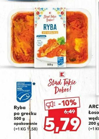 Kaufland Ryba po grecku oferta