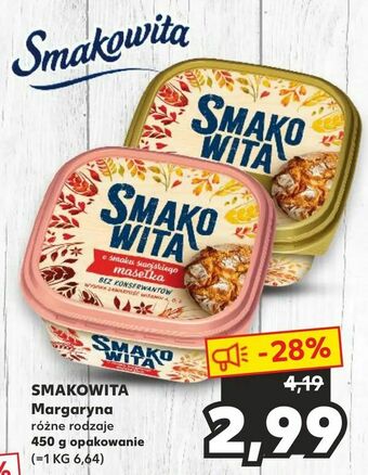 Kaufland SMAKOWITA Margaryna oferta
