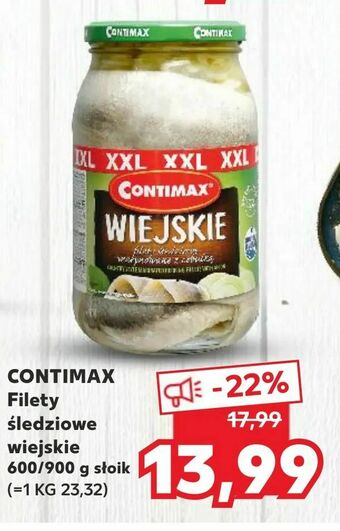 Kaufland CONTIMAX Filety śledziowe wiejskie oferta