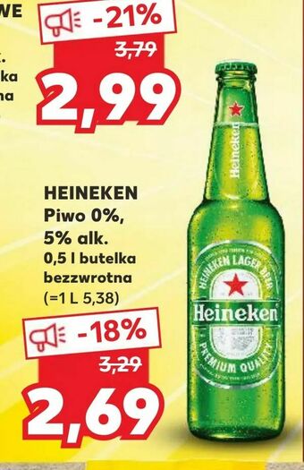 Kaufland HEINEKEN Piwo 0%, 5% alk oferta