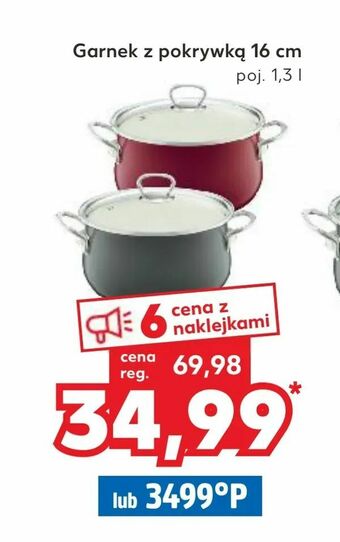 Kaufland Garnek z pokrywką 16 cm oferta