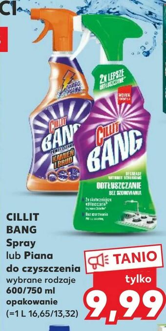 Kaufland CILLIT BANG Spray lub Piana do czyszczenia oferta