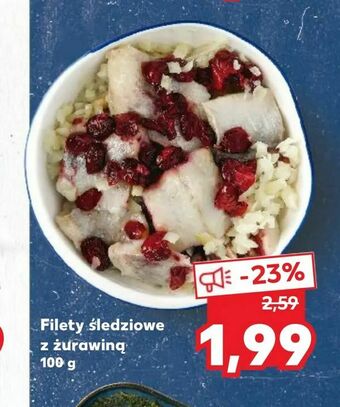 Kaufland Filety śledziowe z żurawiną oferta