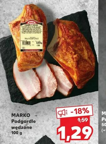 Kaufland MARKO Podgardle wędzone oferta
