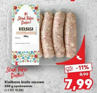 Kaufland Kiełbasa biała surowa oferta