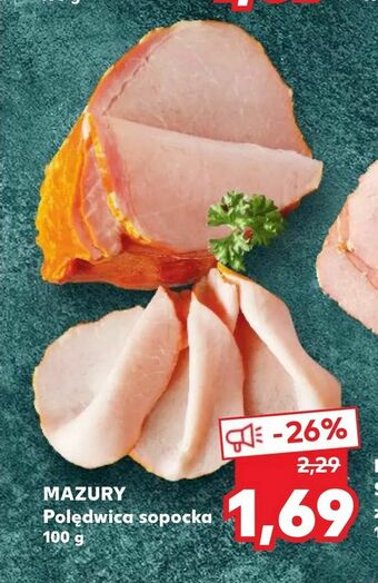 Kaufland MAZURY Polędwica sopocka oferta
