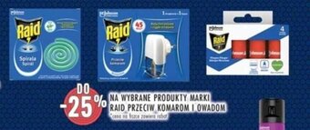 Stokrotka NA WYBRANE PRODUKTY MARKI RAID PRZECIW KOMAROM I OWADOM oferta