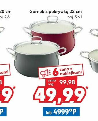Kaufland Garnek z pokrywką 22 cm oferta