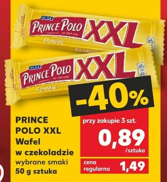 Kaufland PRINCE POLO XXL Wafel w czekoladzie oferta