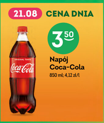 Żabka Napój Coca-Cola 850ml oferta