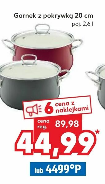 Kaufland Garnek z pokrywką 20 cm oferta