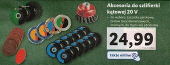 Lidl Akcesoria do szlifierki kątowej 20 V oferta
