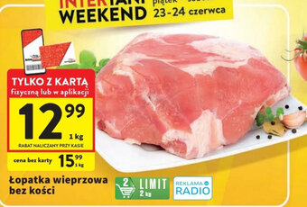 Intermarche Łopatka wieprzowa bez kości 1kg oferta