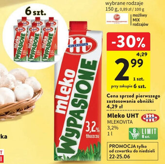 Intermarche Mleko UHT MLEKOVITA 3,2% 1 l oferta