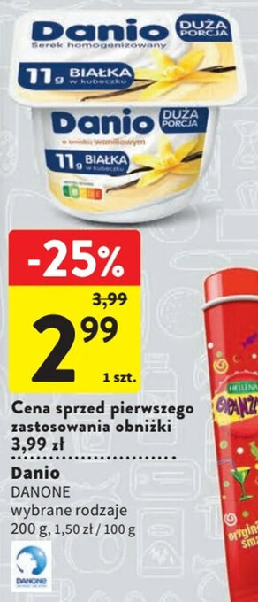 Intermarche Danio DANONE 200 g oferta