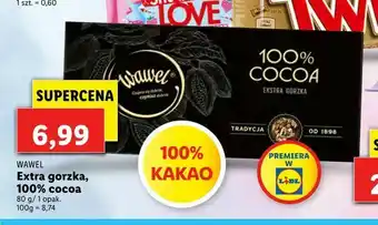 Lidl Extra gorzka, 100% cocoa oferta