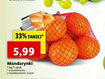 Lidl Mandarynki oferta