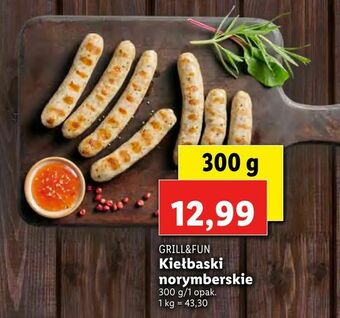 Kiełbaski norymberskie